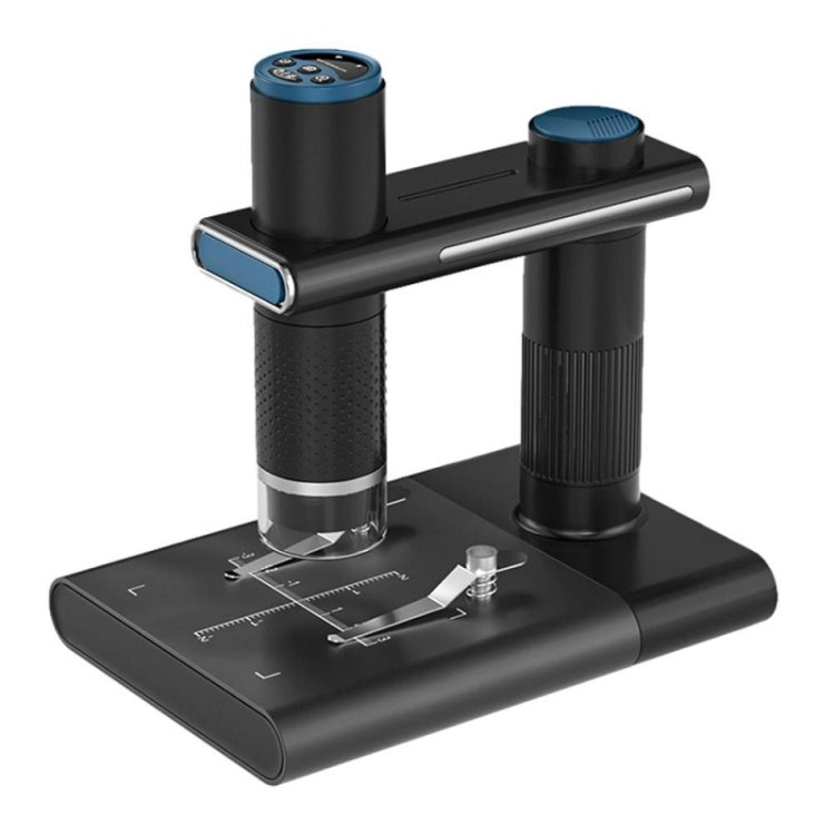 WIFI HD USB Electron Microscope Digital Magnifier With Stand, Black, White