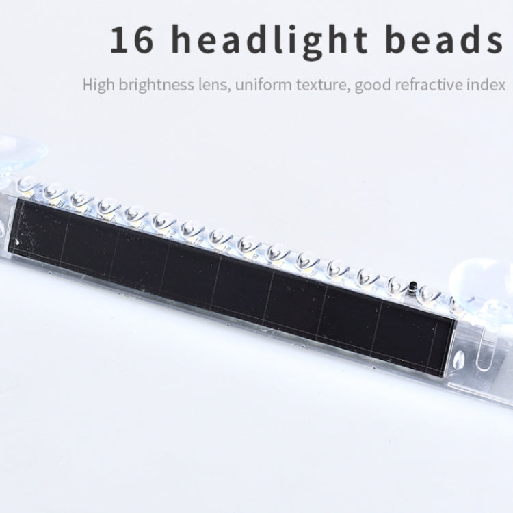 Wiring Free Rear Window Solar LED Sensor Car Warning Light, Warning Light
