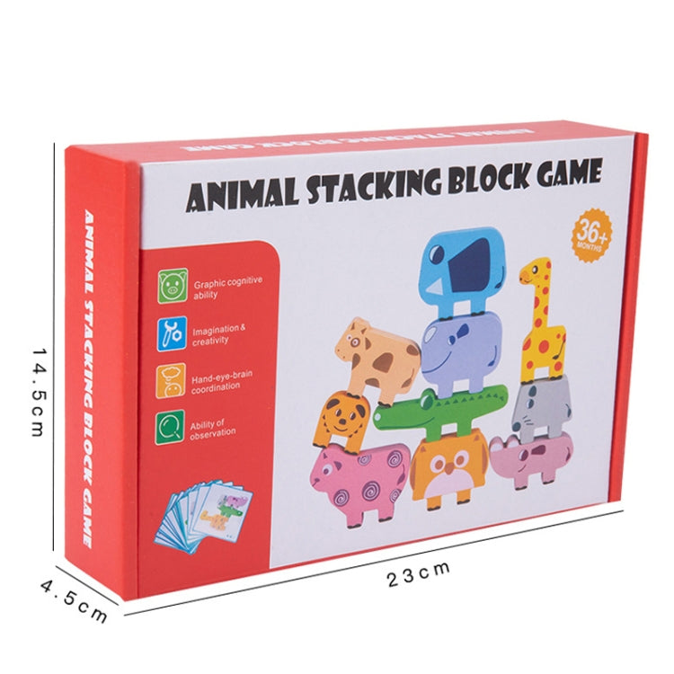 Animal Balance Stacking Blocks Toys Children Early Education Building Block Stacking Toy, Animal Balance
