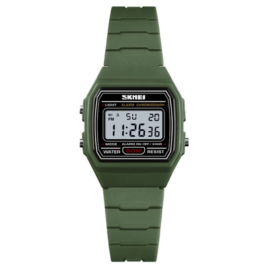 SKMEI 1460 Montre de Sport Fine, Lumineuse, Multifonctionnelle et Étanche pour Enfants
