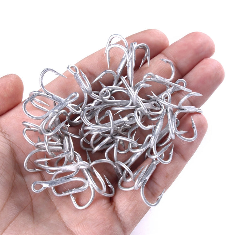 HENGJIA FH061 10pcs Hameçons triples à trois griffes, 1, 2, 4, 6