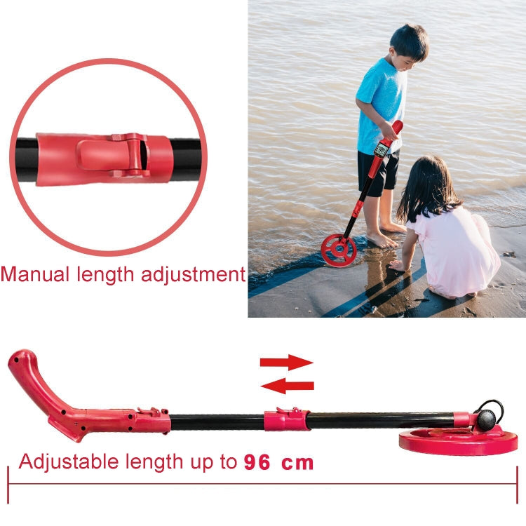 Goint MD3006 Metal Detector Outdoor Treasure Hunter Toys Children Science Detector, MD3006 (Light Green), MD3006 (Red)
