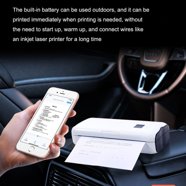 Thermodrucker Tragbar für Zuhause, Klein, Telefon, Büro, Kabellos, Falsche Fragen, Schüler, Stil: Bluetooth Edition+50 Stück A4-Papier, Bluetooth Edition+100 Stück A4-Papier, Bluetooth Edition+200 Stück A4-Papier, Bluetooth Edition+500 Stück A4-Papier...