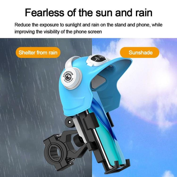 Small Helmet Sunscreen Phone Stand Bracket Motorcycle Mobile Phone Holder,Spec:, Handlebar White, Rearview Mirror Blue, Rearview Mirror White, Blue Helmet, White Helmet, Handlebar Yellow, Rearview Mirror Black, Rearview Mirror Yellow