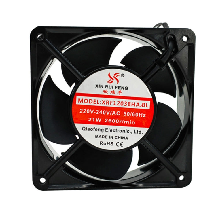 12cm Cooling Fan, XIN RUI FENG XRF12038HASL 110V Oil Bearing, XIN RUI FENG XRF12038HASL 220V Oil Bearing, XIN RUI FENG XRF12038HASL 380V Oil Bearing