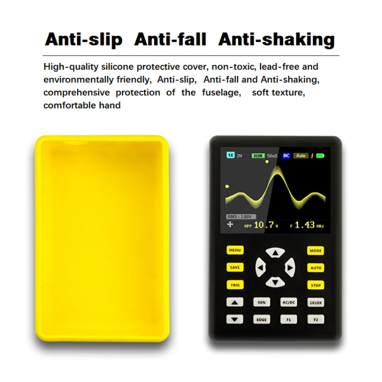 FNIRSI 2.4 Inch IPS Screen 100MHz Digital Oscilloscope, 5012H