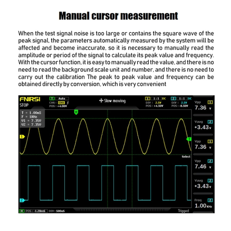 FNIRSI 2 in 1 Dual-channel 100M Bandwidth Digital Oscilloscope 1GS Sampling Signal Generator, US Plug, 1014D, 1014D +P4100 Probe