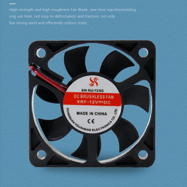 5cm Silent DC Cooling Fan, 3pcs XIN RUI FENG 5V Oil Bearing, 3pcs XIN RUI FENG 12V Oil Bearing, 3pcs XIN RUI FENG 24V Oil Bearing, 3pcs XIN RUI FENG 5V Ball Bearing, 3pcs XIN RUI FENG 12V Ball Bearing, 3pcs XIN RUI FENG 24V Ball Bearing