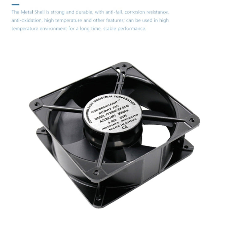 20cm Chassis Cabinet Metal Case Low Noise Cooling Fan, FP20060 110V, FP20060 220V, FP20060 380V