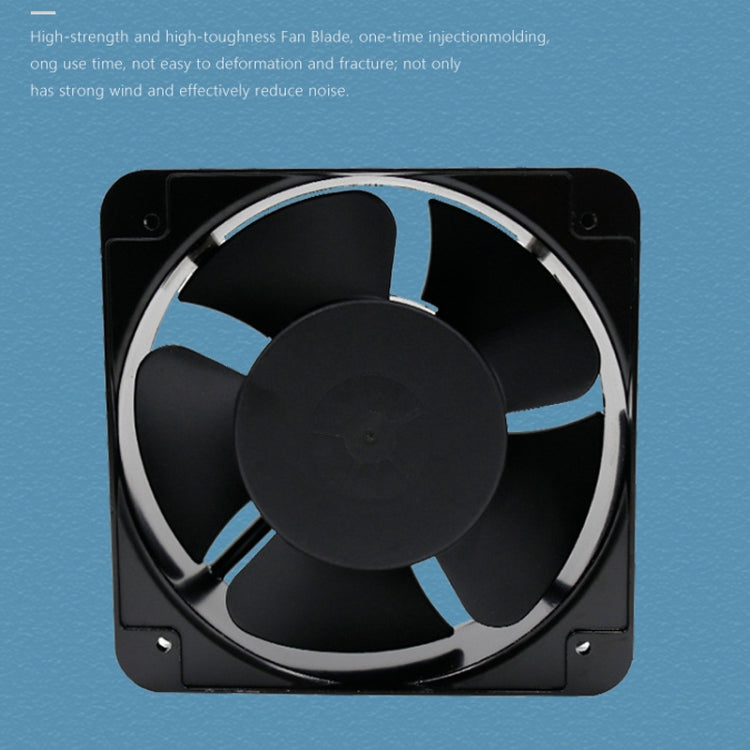 220V 38W 15cm Roller Chassis Electrical Cabinet Shaft, Oil Bearing Fan, Double Rolling Ball Bearing Fan