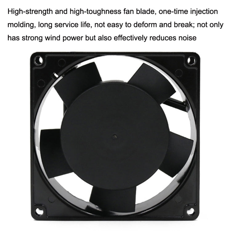 9cm Silent Chassis Cabinet Heat Dissipation Fan, 220V Oil Bearing, 110V Oil Bearing, 220V Double Ball Bearing, 110V Double Ball Bearing