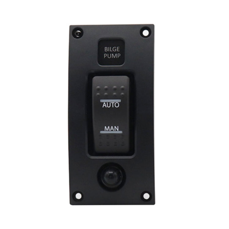 Marine Self-Locking Resetting Switch With Overload Protection Indicator Light, ON-OFF-ON 3 Switch, ON-OFF 2 Switch, ON-OFF-ON 3 Switch (Printed), Square 5V 3.4A Car Charging Panel