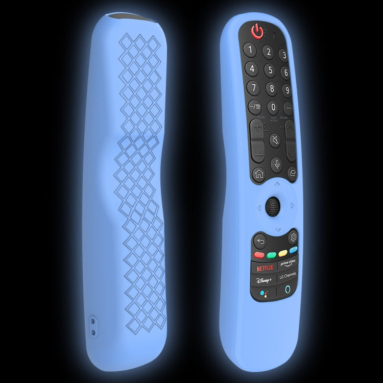 For LG AN-MR21GC / AN-MR21N / AN-MR21GA TV Remote Control Silicone Case, GS0020 Black, GS0020 White, GS0020 Luminous Blue, GS0020 Luminous Green
