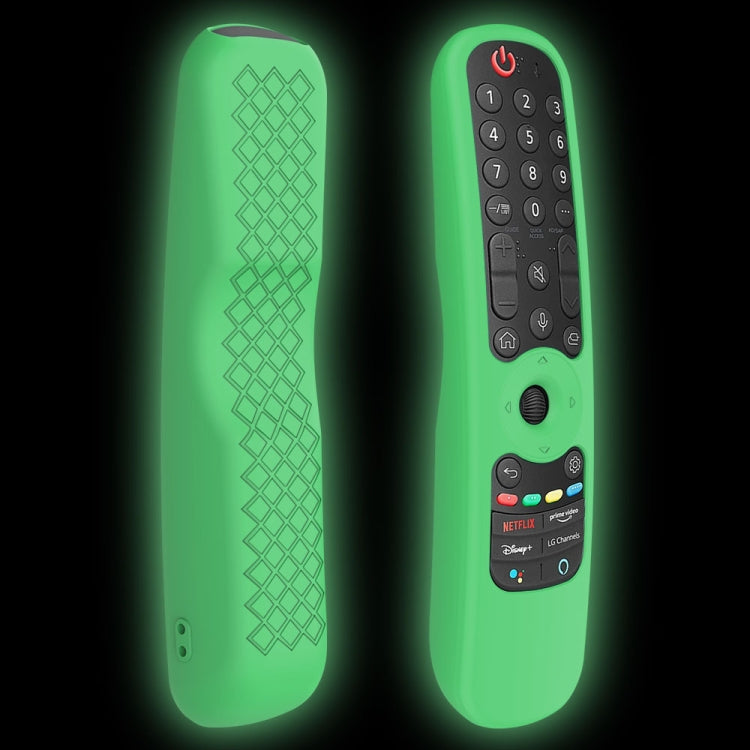 For LG AN-MR21GC / AN-MR21N / AN-MR21GA TV Remote Control Silicone Case, GS0020 Black, GS0020 White, GS0020 Luminous Blue, GS0020 Luminous Green