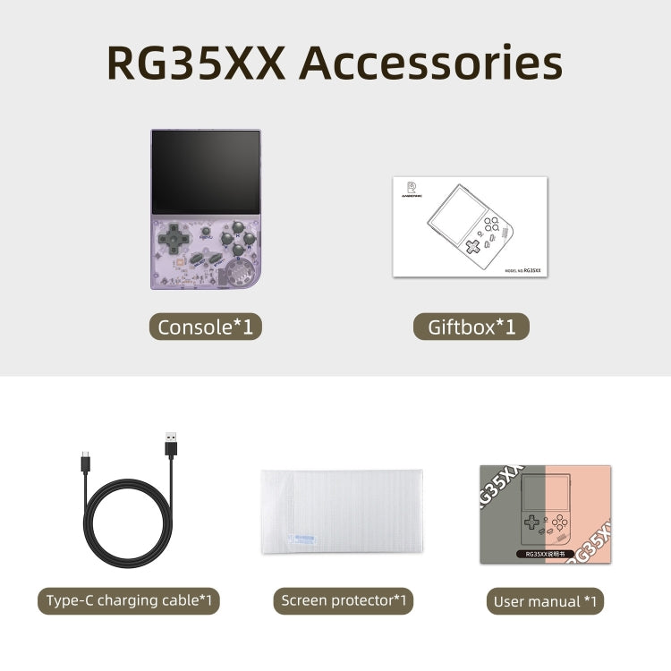 ANBERNIC RG35XX 3.5-inch Retro Handheld Game Console Open Source Game Player