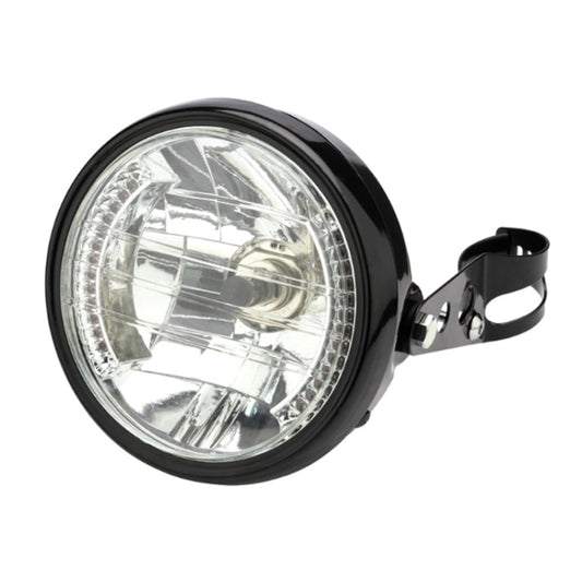 Motorrad 7 Zoll LED-Scheinwerfer Engelsring Lenkfunktion mit Halterung, PE-D7inS01TZ 28-36MM
