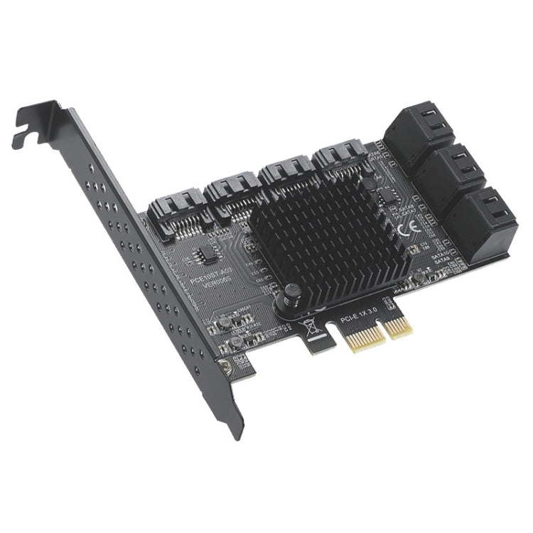 SATA 3.0 Adapter Expansion Card ASMedia ASM1166 Converter, PCIE 4X To 6 Port, PCIE 1X To 6 Port, PCIE 1X To 10 Port, PCIE 4X To 10 Port, PCIE 1X To 8 Port