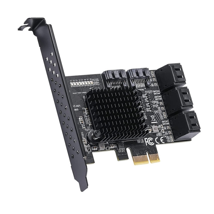 SATA 3.0 Adapter Expansion Card ASMedia ASM1166 Converter, PCIE 4X To 6 Port, PCIE 1X To 6 Port, PCIE 1X To 10 Port, PCIE 4X To 10 Port, PCIE 1X To 8 Port