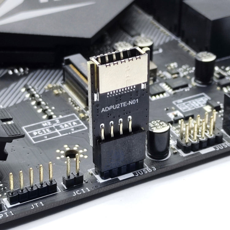 USB 2.0 Front Panel Header USB 9pin To USB 2.0 Type-E Internal Adapter, USB 2.0 9pin