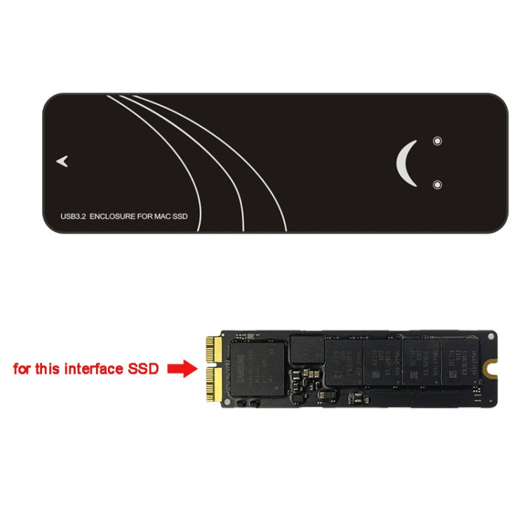 USB3.2 To MAC SSD Enclosure Adapter For Macbook Air Pro 2013-2017 Hard Disk