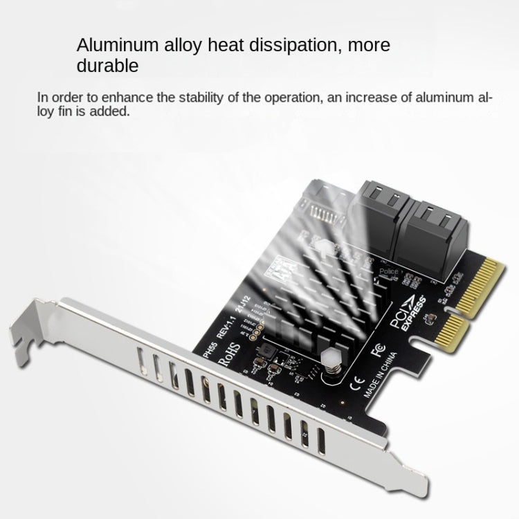 Tarjeta de expansión PCI-E a 5 SATA 3.0