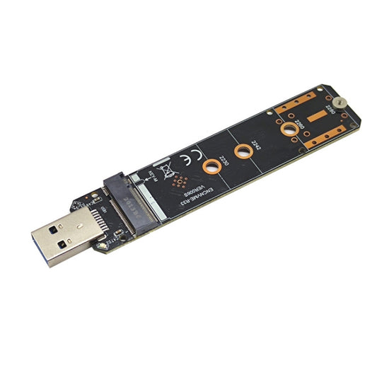 USB3.1 10Gbps GEN2 To NVME SATA Dual Protocol M.2 SSD Riser Card, USB3.1 To NVME SATA
