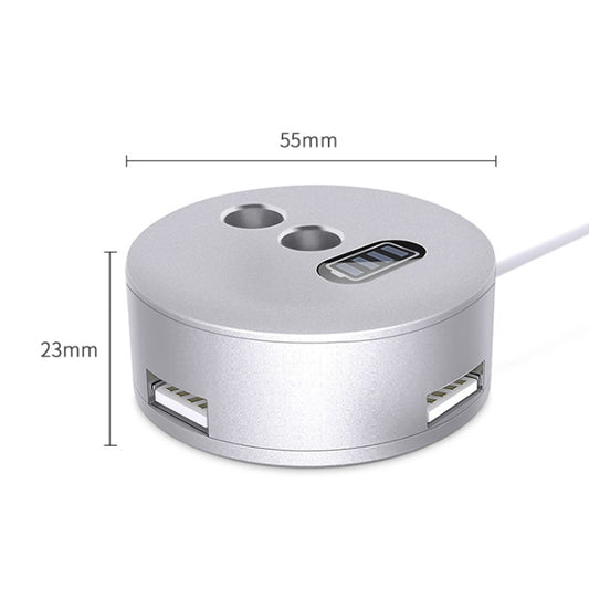 For Apple Pencil 1 3 USB Port Charging Aluminum Base, A48-2 Silver