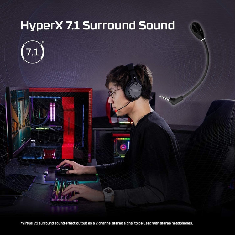 For Kingston / Flight S / Sky Arrow S Gaming Headset Noise Canceling Microphone Headset with Light Microphone