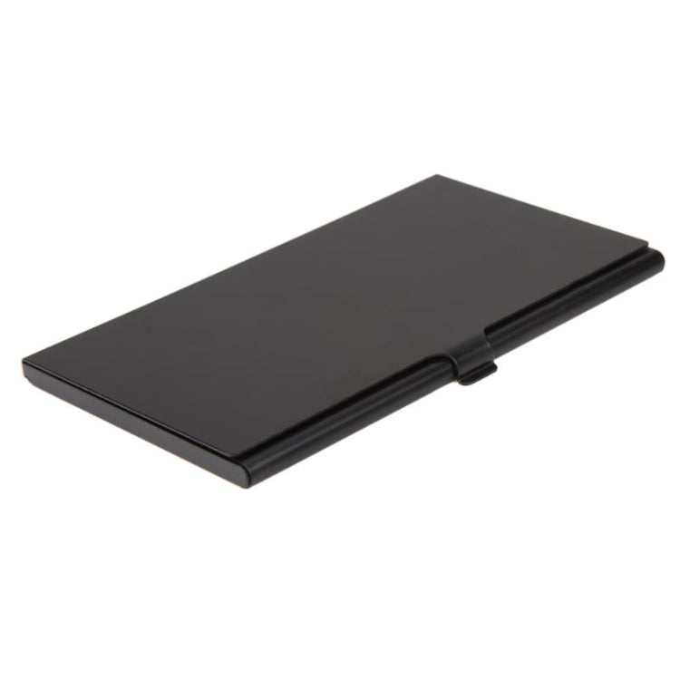 1SD+ 8TF Aluminum Micro SD Cards Holder Pin Storage Box 9 solts for SD/ SIM/TF Memory Card, Black, Silver