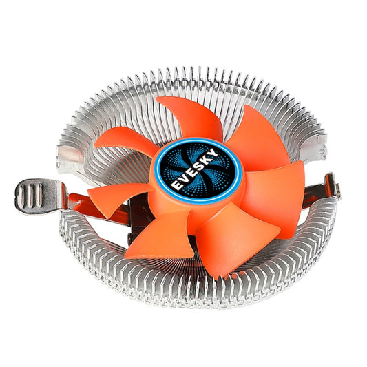 EVESKY Desktop Computer CPU Fan 1155 775 AMD Universal Mute Down Pressure CPU Radiator, 100