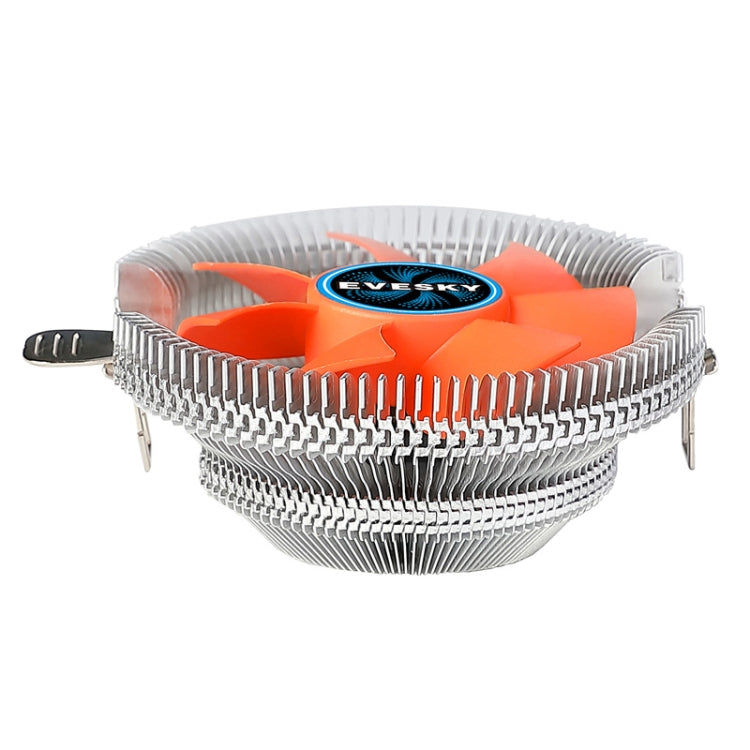 EVESKY Desktop Computer CPU Fan 1155 775 AMD Universal Mute Down Pressure CPU Radiator, 100