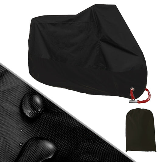 Bâche de protection moto 190T étanche anti-UV et anti-poussière, tailles M, L, XL, XXL, XXXL, XXXXL