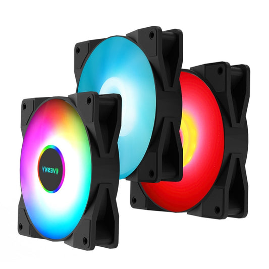 EVESKY Water Cooler Cpu Fan RGB Fan Liquid Heatsink Integrated Radiator, 120mm Colorful, 120mm RGB, 240mm, 360mm