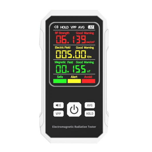 Electromagnetic Radiation Detector High Frequency Radiation Detector, VT-ER1 White