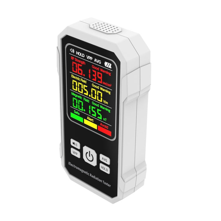 Electromagnetic Radiation Detector High Frequency Radiation Detector, VT-ER1 White