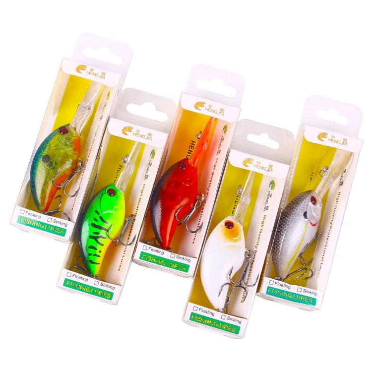 HENGJIA Rock Lure Small Fat Hard Bait Boxed Fake Bait