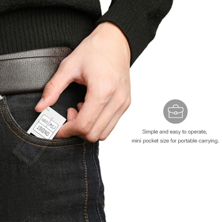 30m Mini Handheld Rechargeable Infrared Electronic Range Finder, White