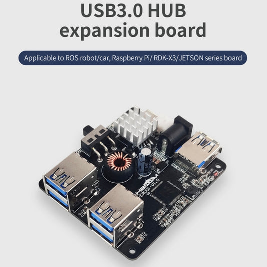 Yahboom USB3.0 HUB Expansion Board ROS Robot Expansion Dock