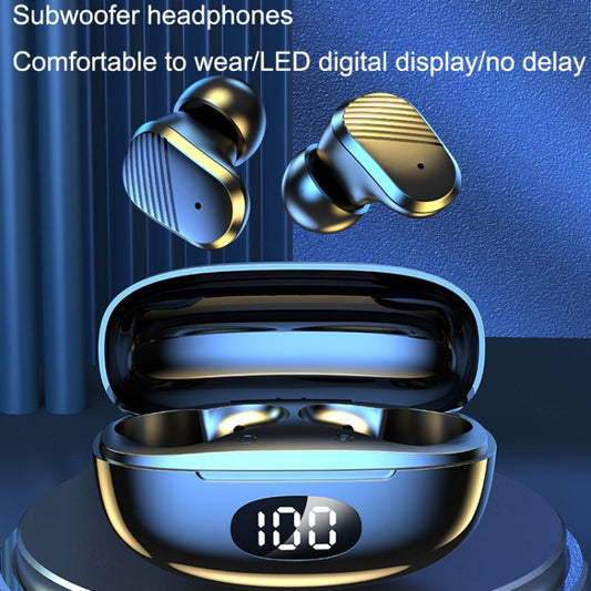 Digital Display Earphones In-Ear High Power Gaming Wireless Sports TWS Earphones