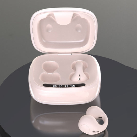 JX80 TWS Wireless Bone Conduction Clip-On Ear Noise Reduction Bluetooth Headset