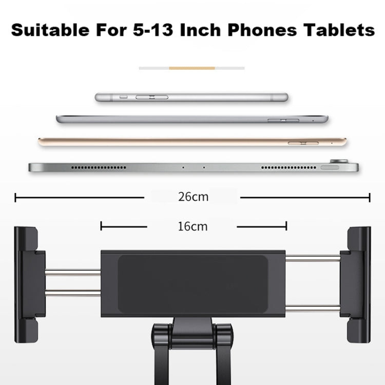 2 In 1 Aluminum Alloy Tablet PC Holder Wall Mount Mobile Phone Holder