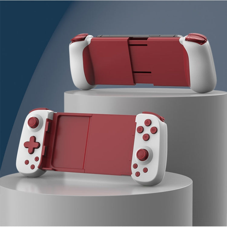 D6 Bluetooth Retractable Gamepad Dual Hall Six-Axis Somatosensory For Android/IPhone /Switch, D6 Black, D6 White Black, D6 White Red