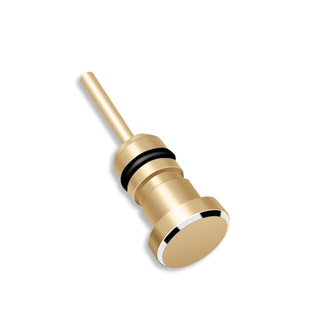 3.5mm Universal Metal Dust Plug Headset Plug Card Needle, 3.5mm (Silver), 3.5mm (Black), 3.5mm (Gold)