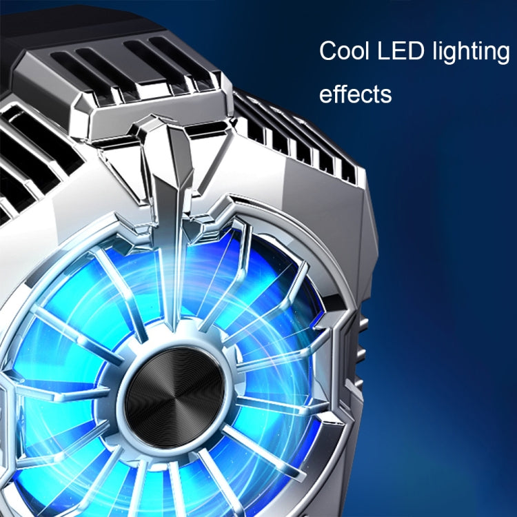 X20 Semiconductor Mobile Phone Radiator LED Light Mini Phone Cooling Fan, X20 Electroplated Mineral-color, X20 Electroplated Silver, X20 Frosted Black, X20 Frosted White