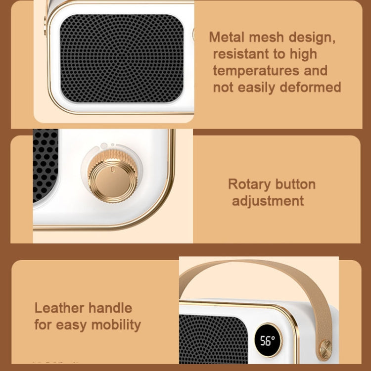 1200W Electric Heater Winter Hand Warmer with Screen Display,EU Plug