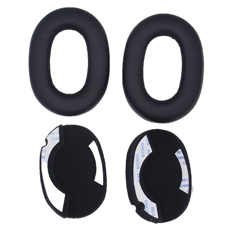 2pcs For Jabra Elite 85h Headphone Leather Case Sponge Earmuffs Earpad Protective Cover, For Jabra Elite 85h