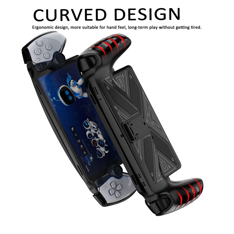 Pour coque de protection TPU Sony PlayStation Portal avec support, TPU