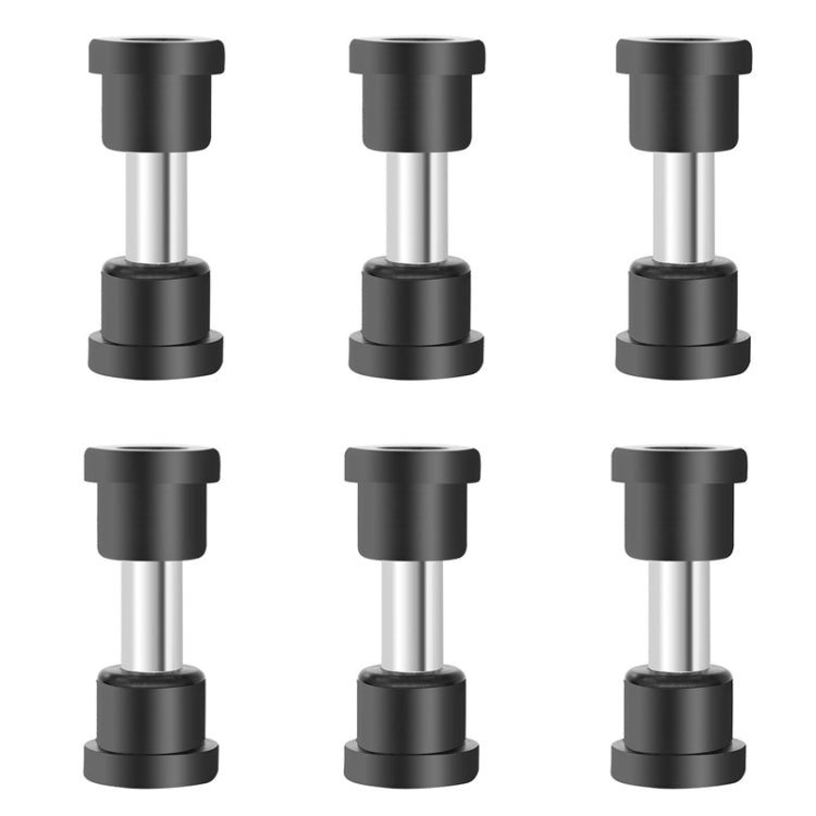 For EZGO TXT Golf Cart Steel Plate Rubber Sleeve Iron Sleeve Kit, 12pcs Rubber Sleeve+ 6pcs Iron Sleeve
