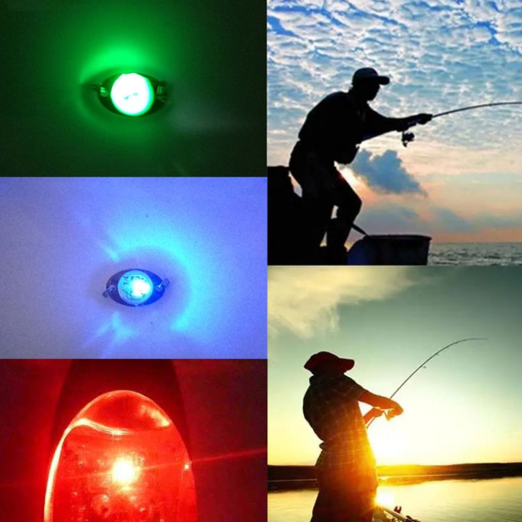 LED Underwater Lure Fish Tool Glowing Metal Fish Bait, 3.8G, 10G