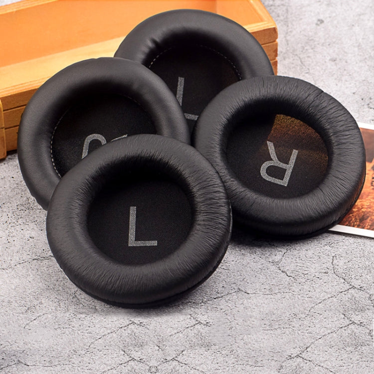 1pair Headphone Sponge Leather Cover Earpads for Beyerdynamic DT880/DT860/DT990/DT770, (Wrinkled Leather), (Flat Texture)